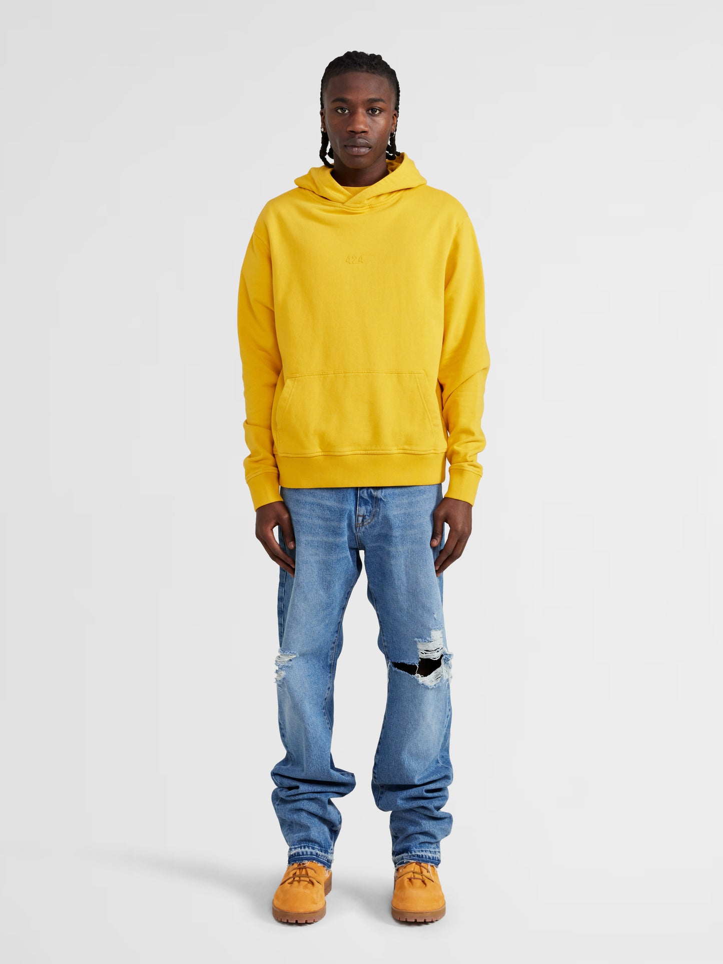 VARSITY YELLOW HOODIE