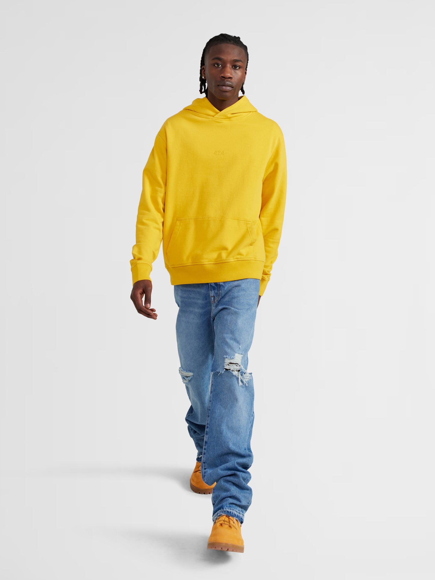 VARSITY YELLOW HOODIE