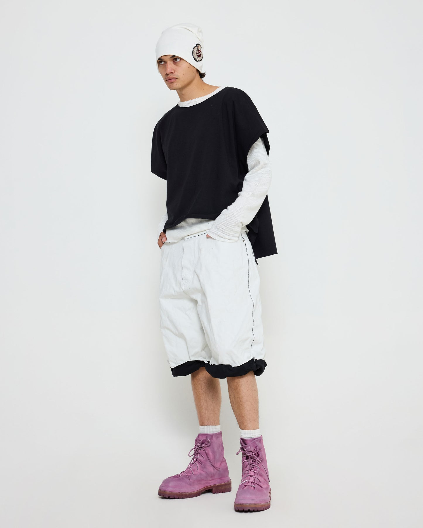 MOLDED OVERSIZE TEE BLACK