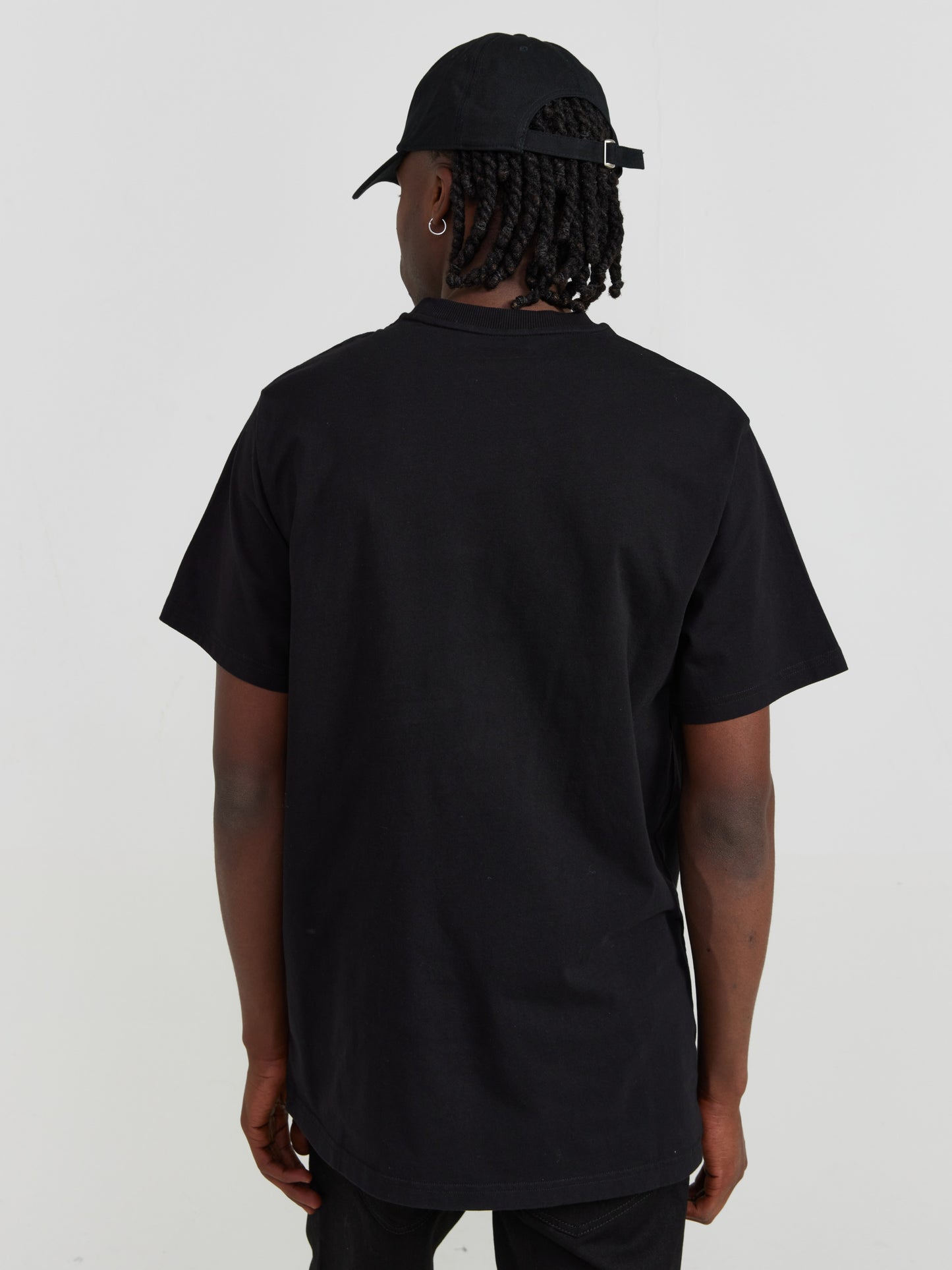 BLACK LOGO TEE