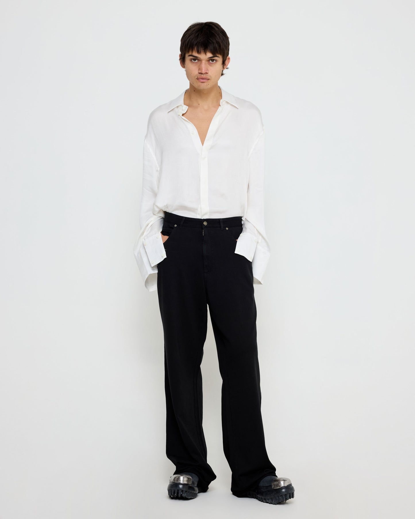 424 Cupro Shirt Offwhite