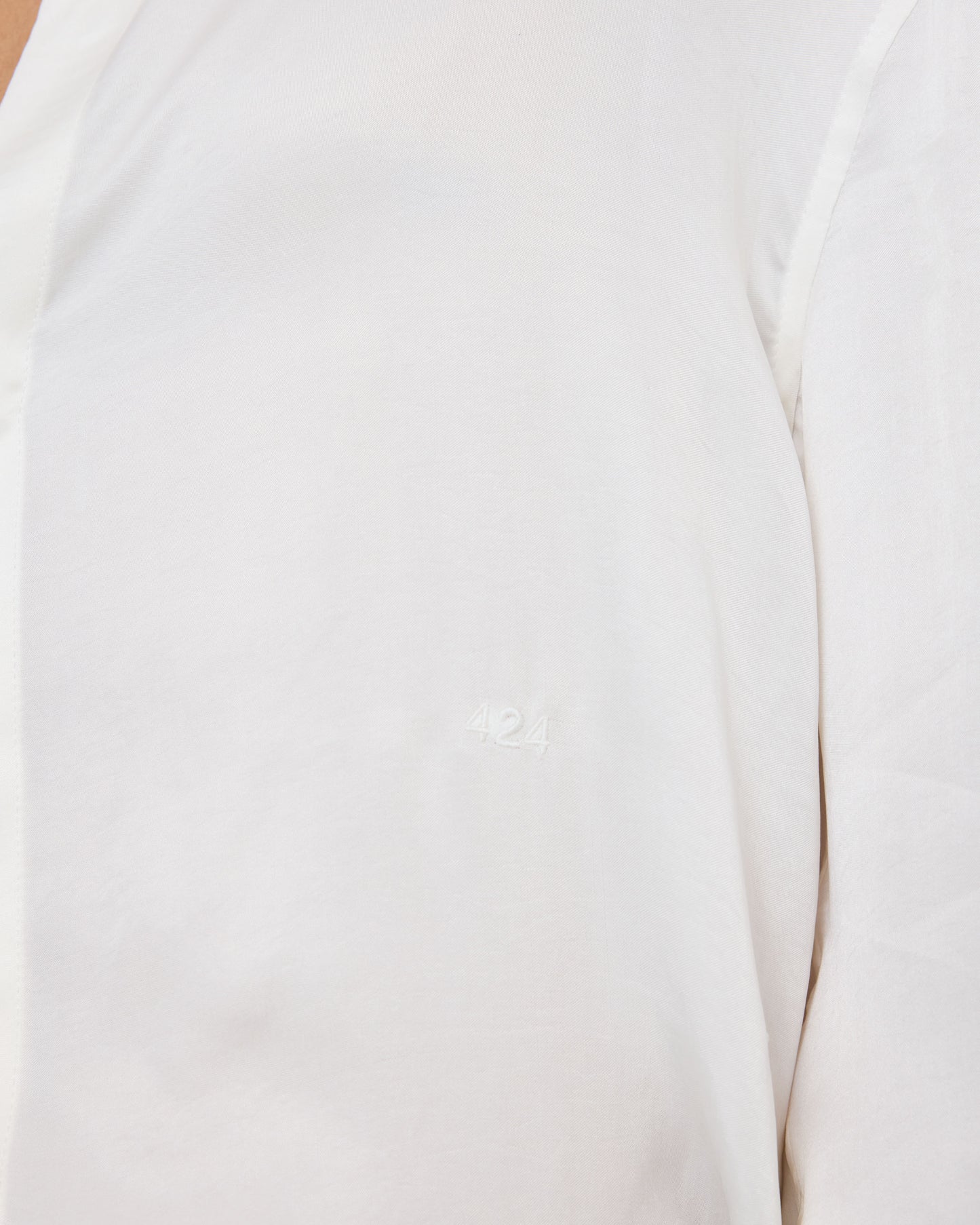 424 Cupro Shirt Offwhite