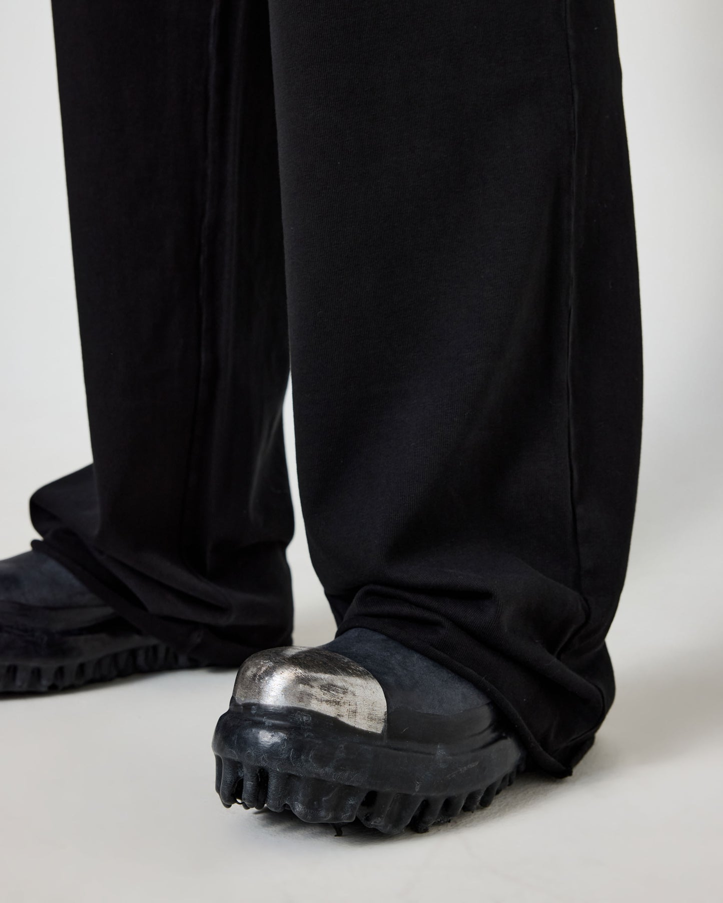 Miner Leather Slip On Black