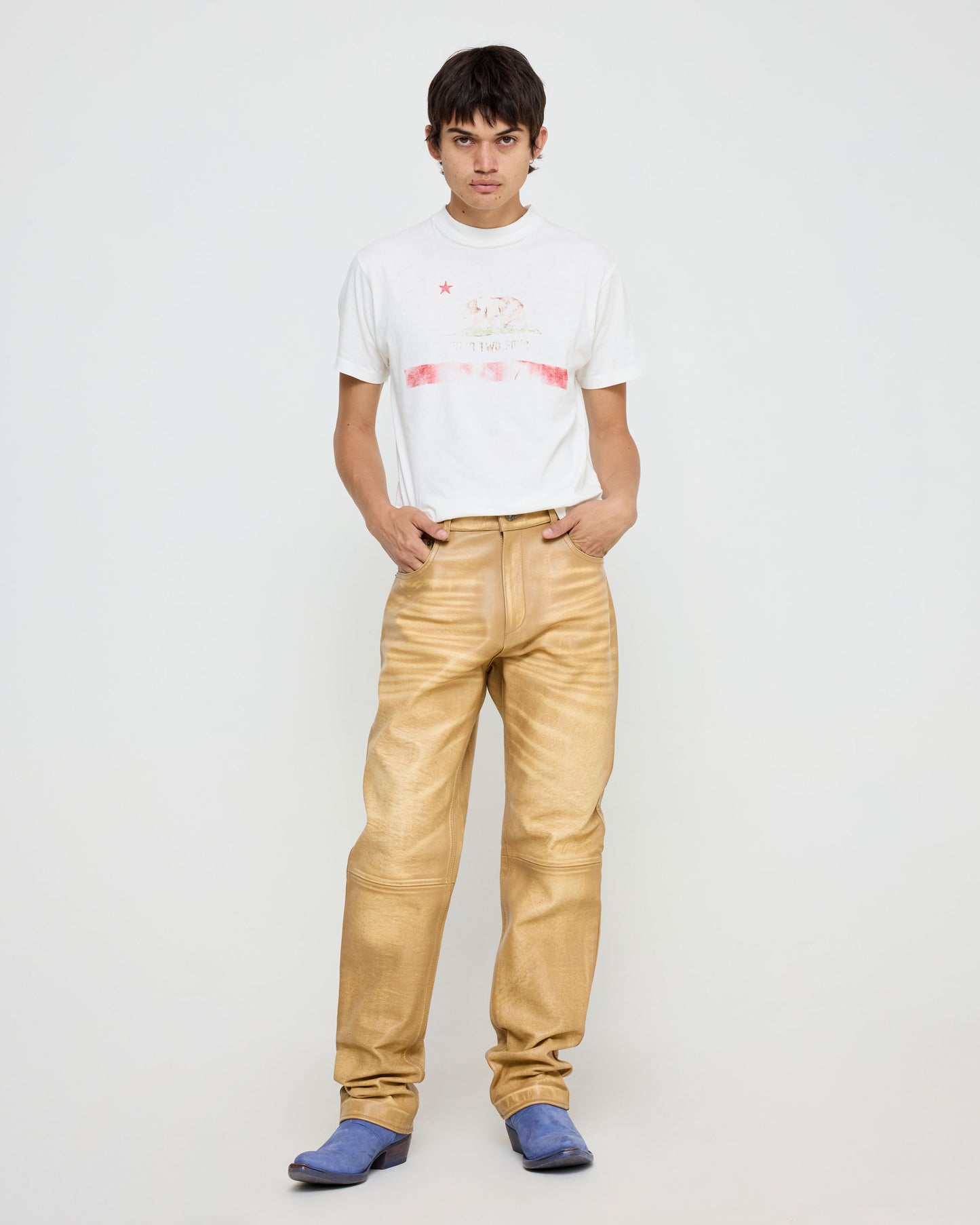 424 Leather Fivepocket Ocra