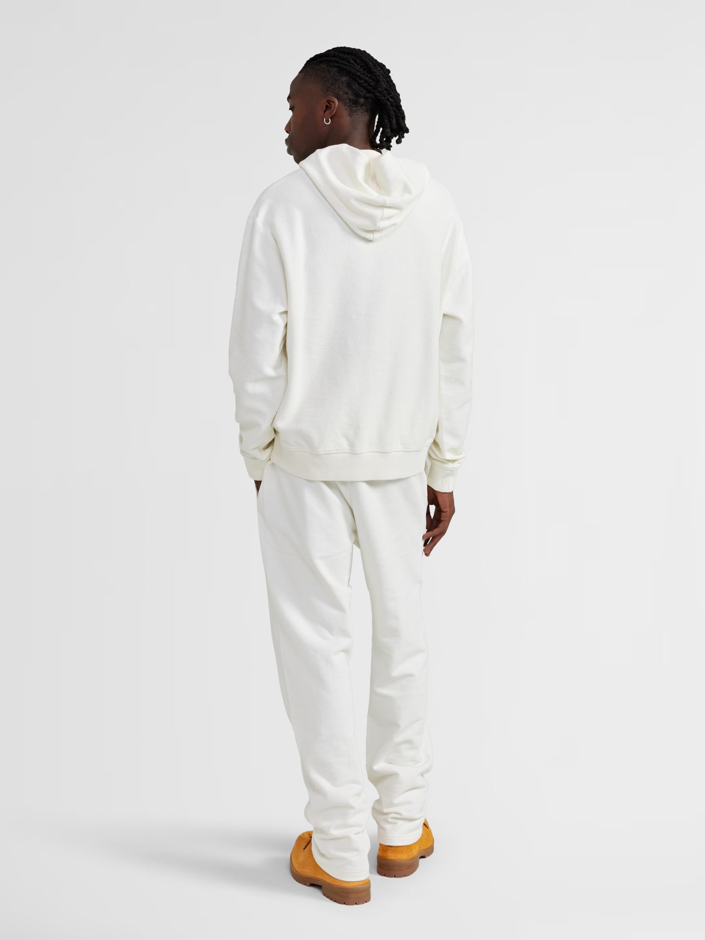WHITE GRAPHIC HOODIE
