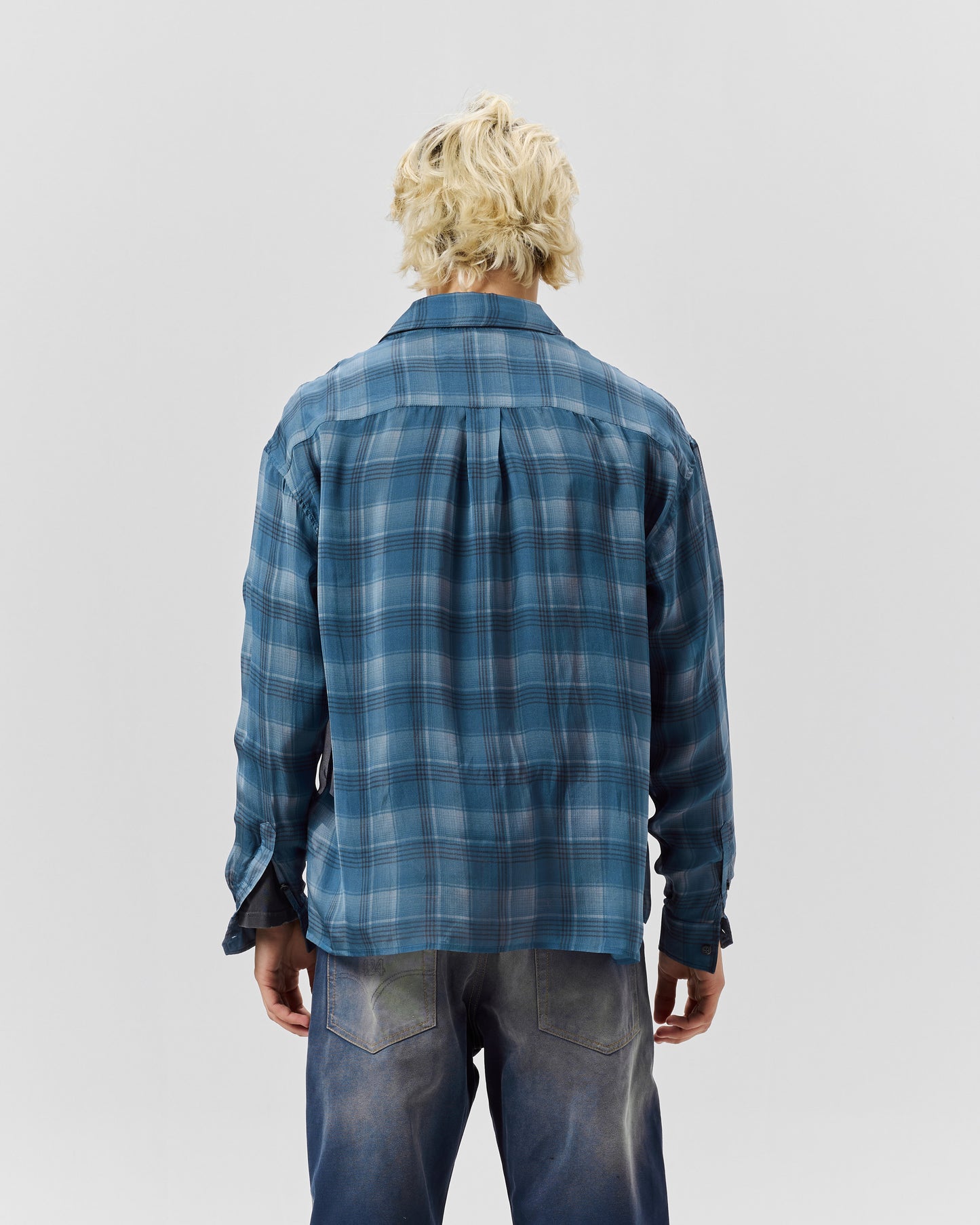 SILK SHIRT - AVIO CHECK