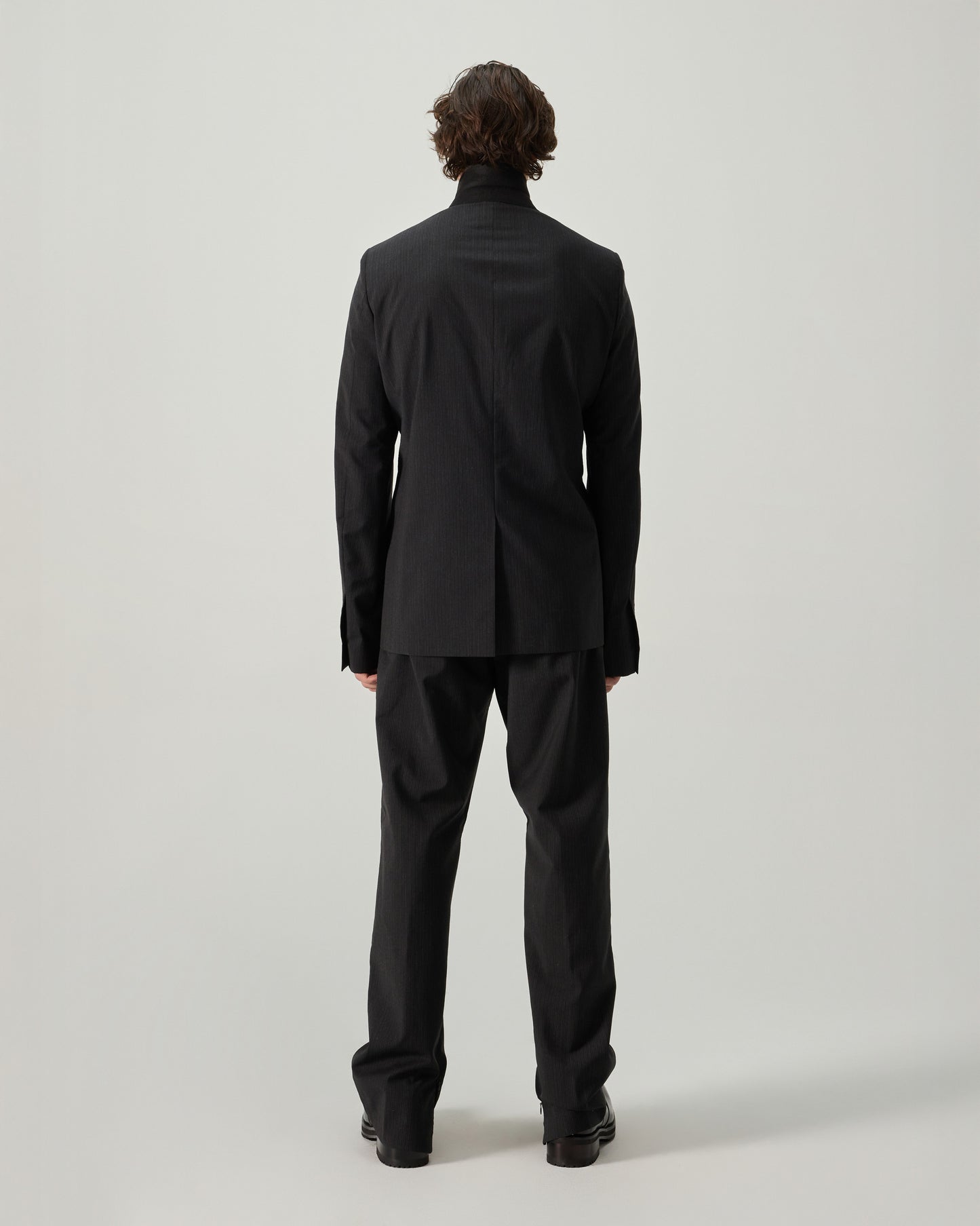 ONE BOTTON BLAZER PINSTRIPES WOOL