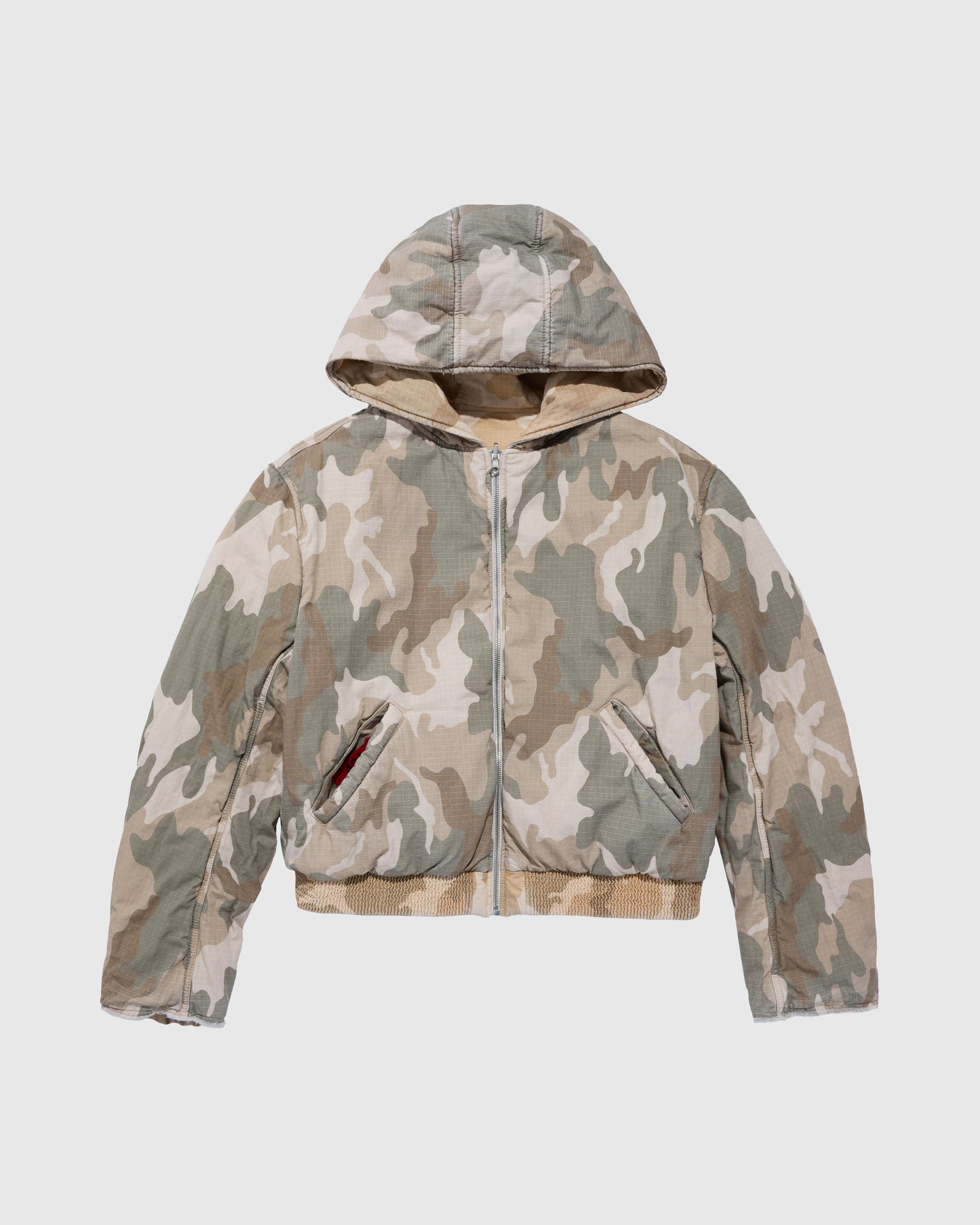 424 Reversible Bomber Sand Camo Stone Washed
