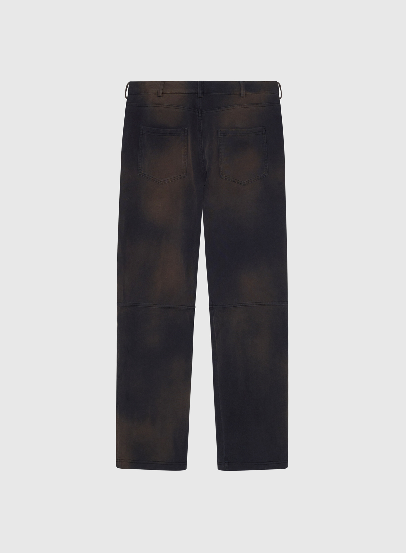 CREST LEATHER SWEAT JERSEY IN VINTAGE BLACK