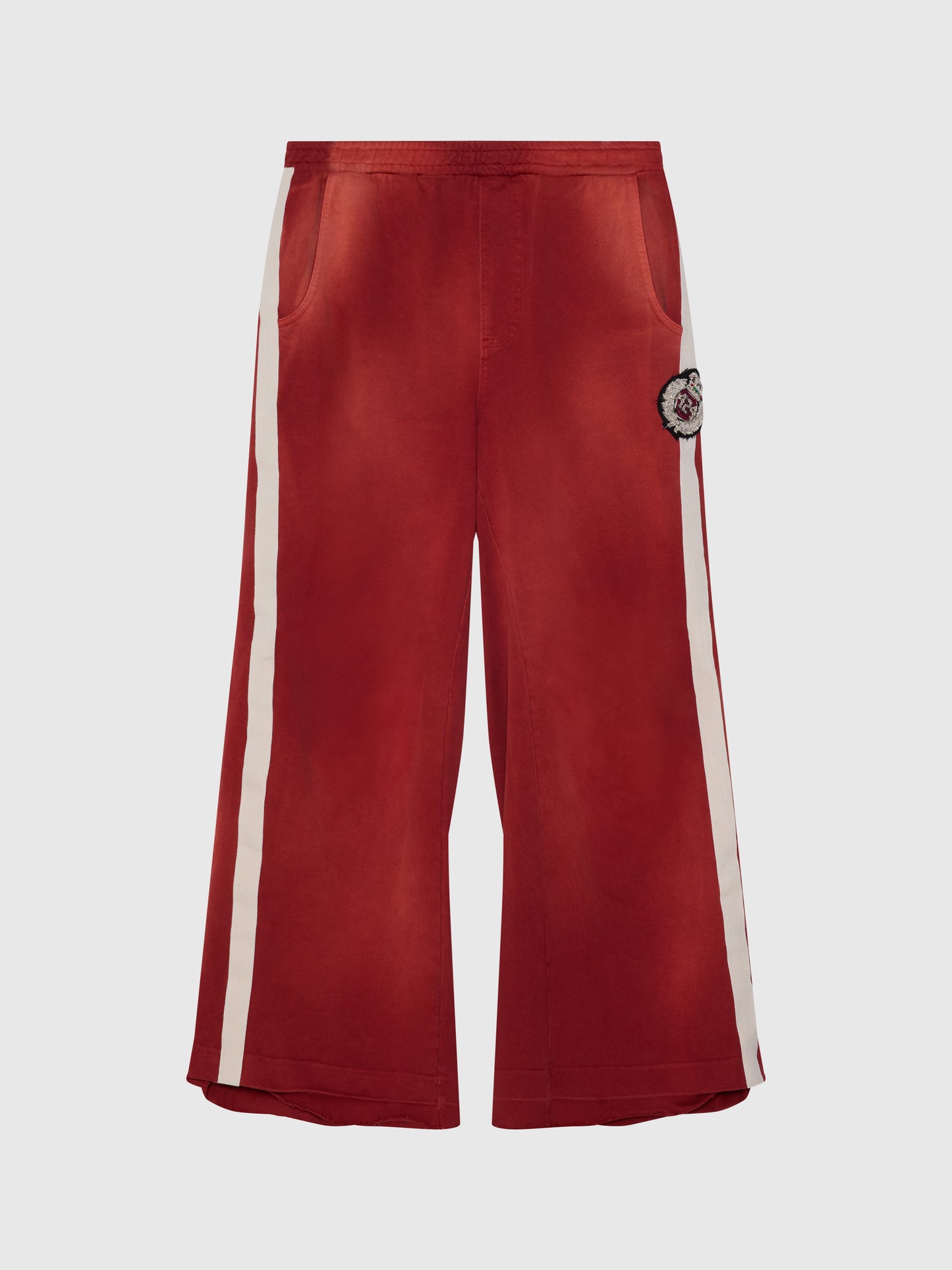 CREST TRACK PANT JERSEY IN VINTAGE RED