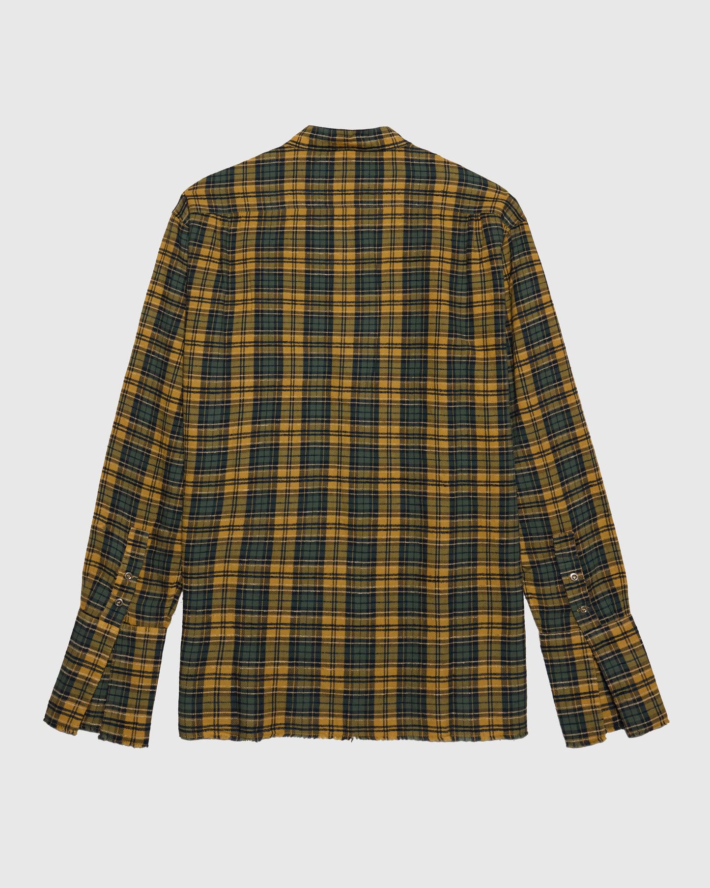 424 FLANNEL SHIRT EMBROIDERED FLANNEL IN YELLOW