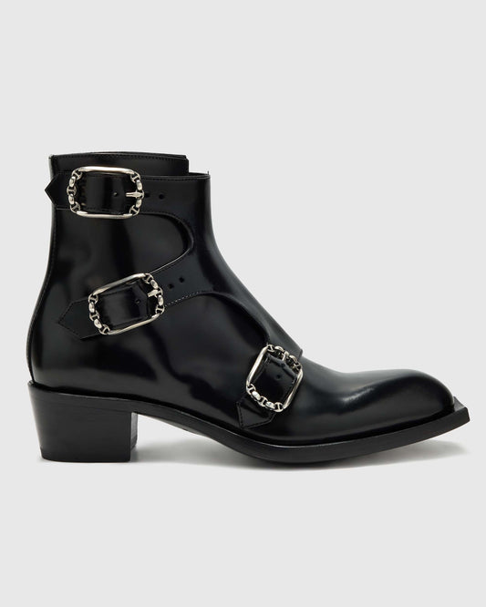MONKSTRAP BOOTS IN BLACK