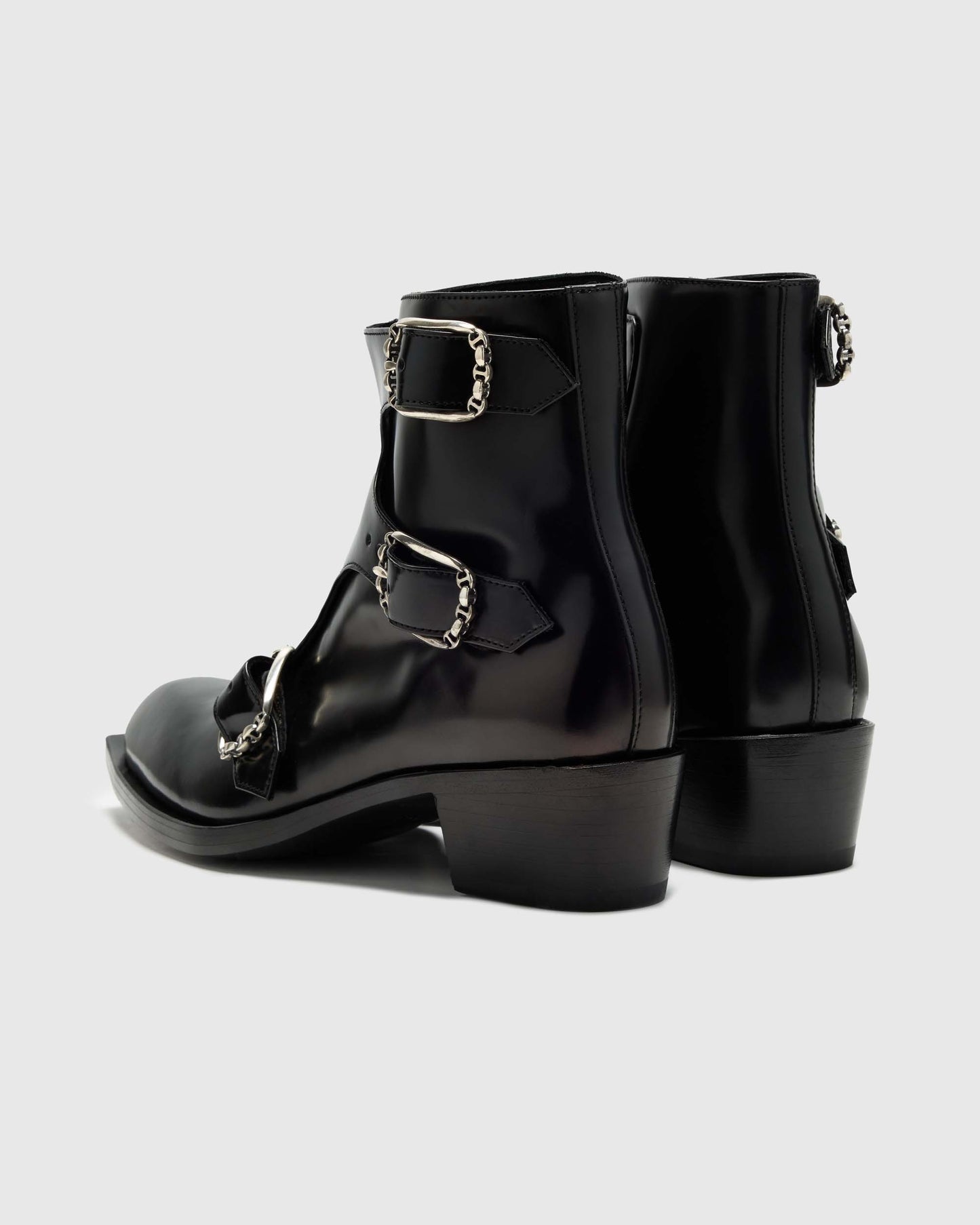 MONKSTRAP BOOTS IN BLACK