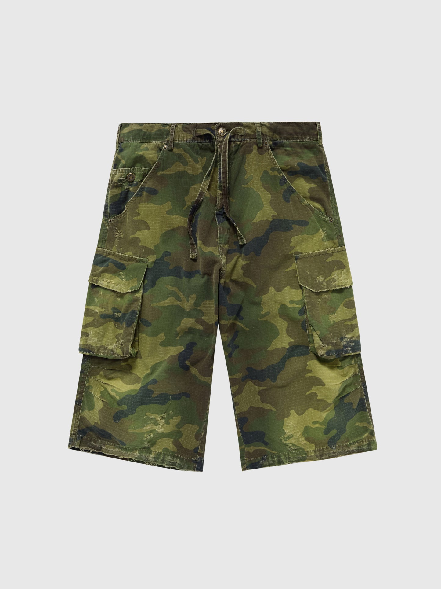 424 Cargo Bermudas Washed Camouflage