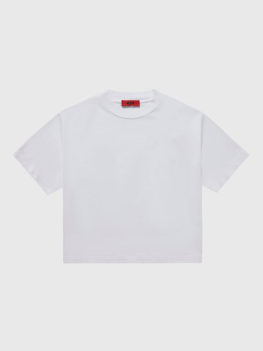 Cropped Alias T-Shirt in White