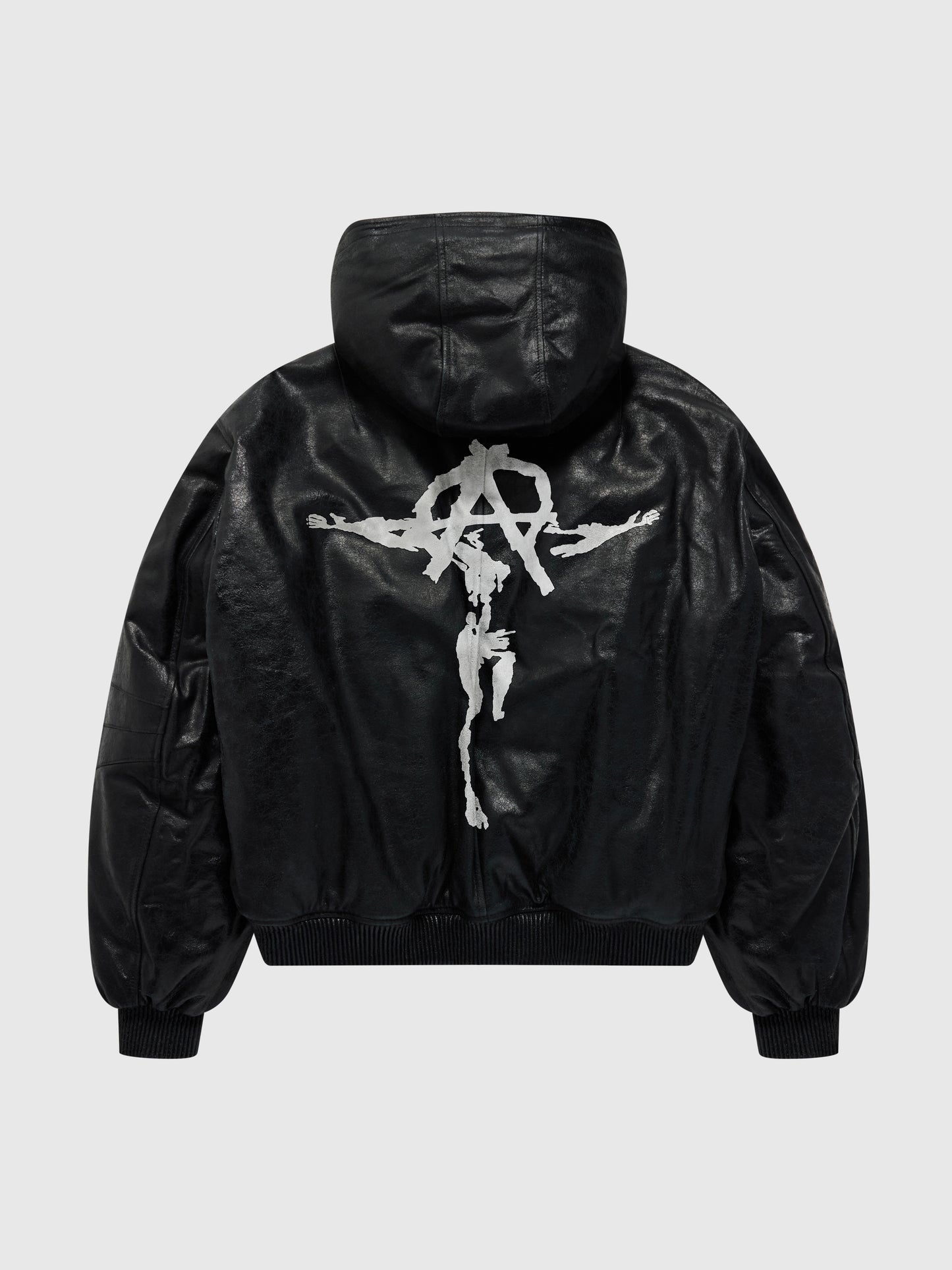 Seventh Heaven Leather Bomber