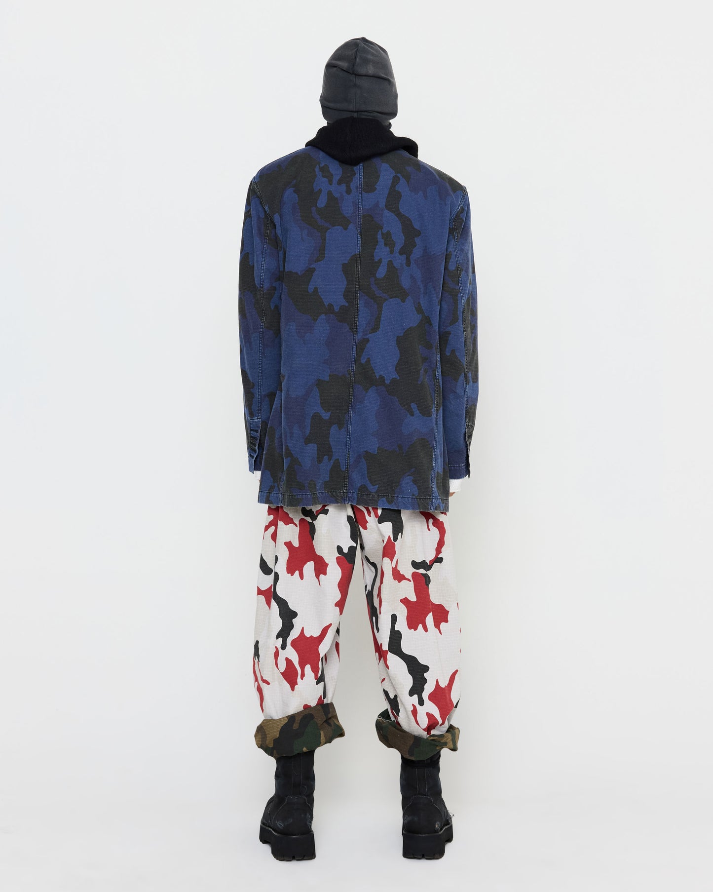 Rip Stop Double Face Overjacket in Camo