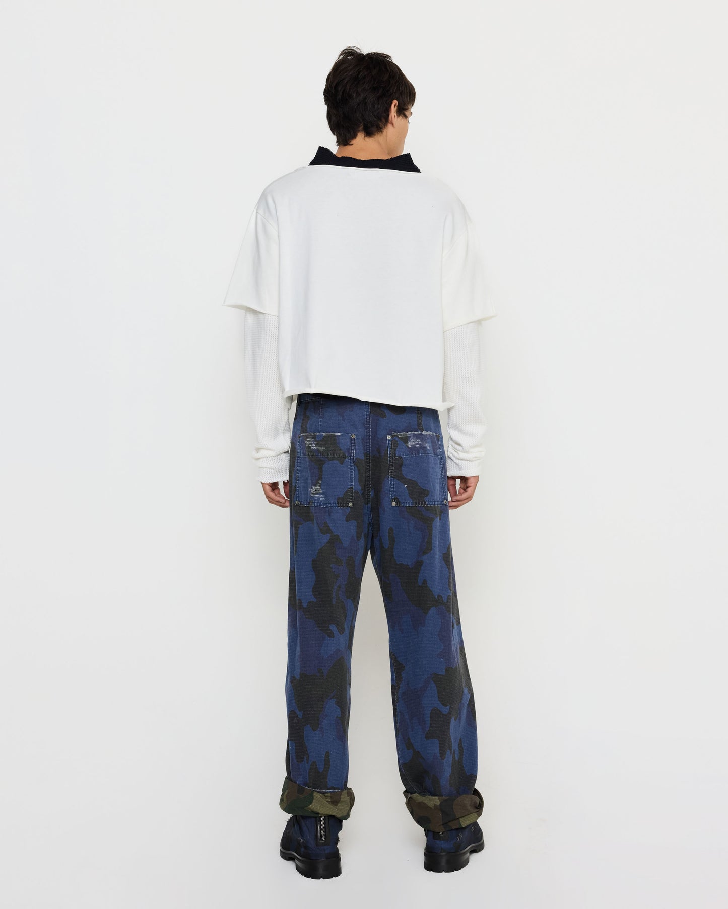 Double Face Rip Stop Work Pant in Camo