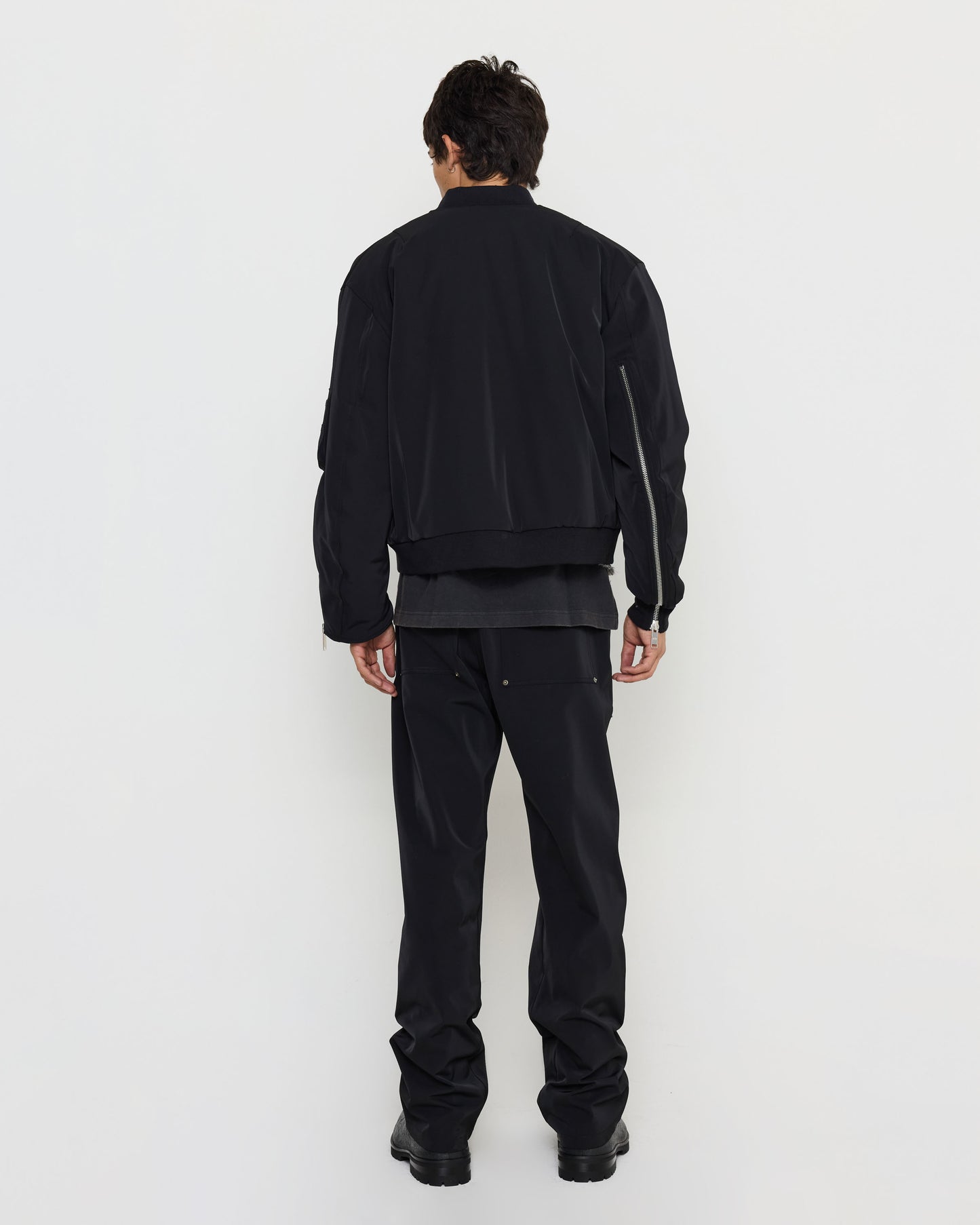 Technical Twill Work Pant in Black