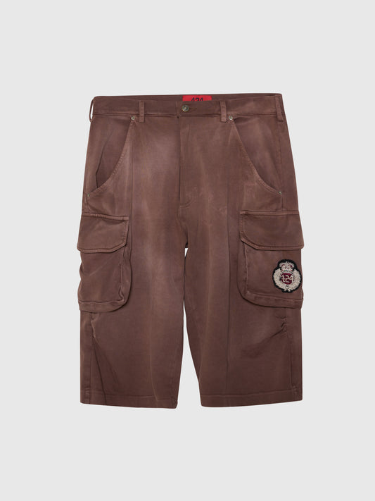 CREST CARGO BERMUDA JERSEY IN VINTAGE BROWN