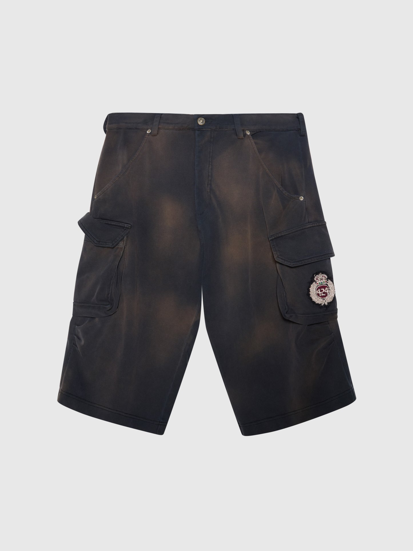 CREST CARGO BERMUDA JERSEY IN VINTAGE BLACK