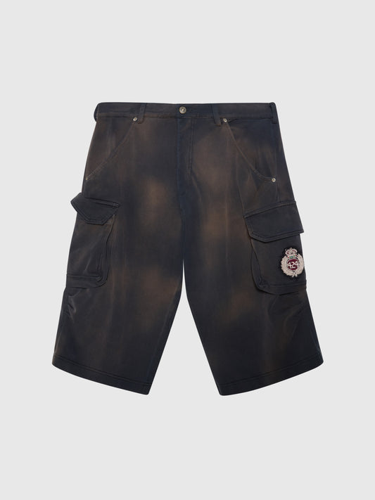 CREST CARGO BERMUDA JERSEY IN VINTAGE BLACK