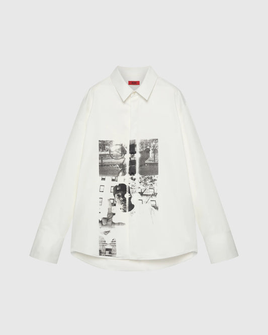 424 BIG L BUTTON-UP WITH PRINT