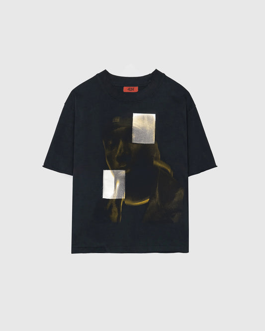 424 BIG L TEE VINTAGE BLACK
