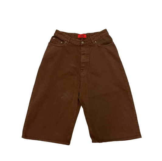 Big Daddy Denim Shorts Brown