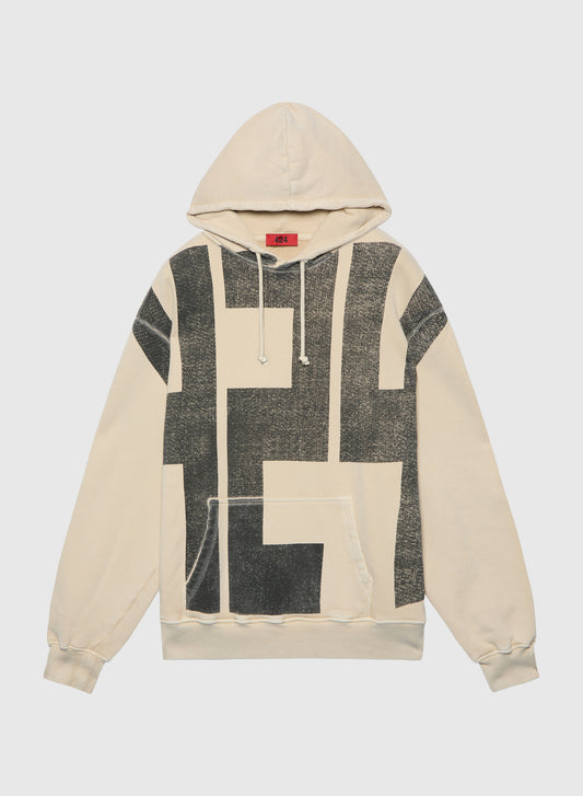 424 BLOCK HOODIE TEA WASHING
