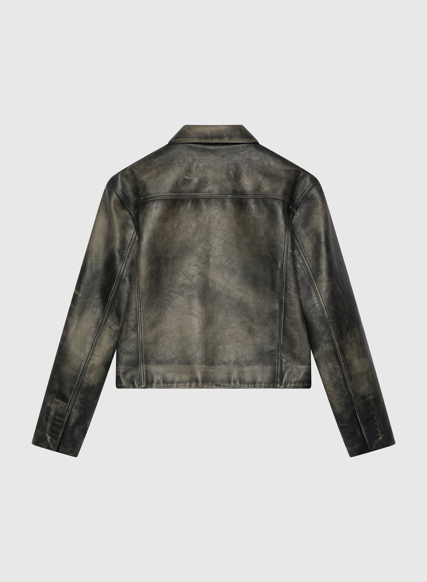 Leather Trucker Black