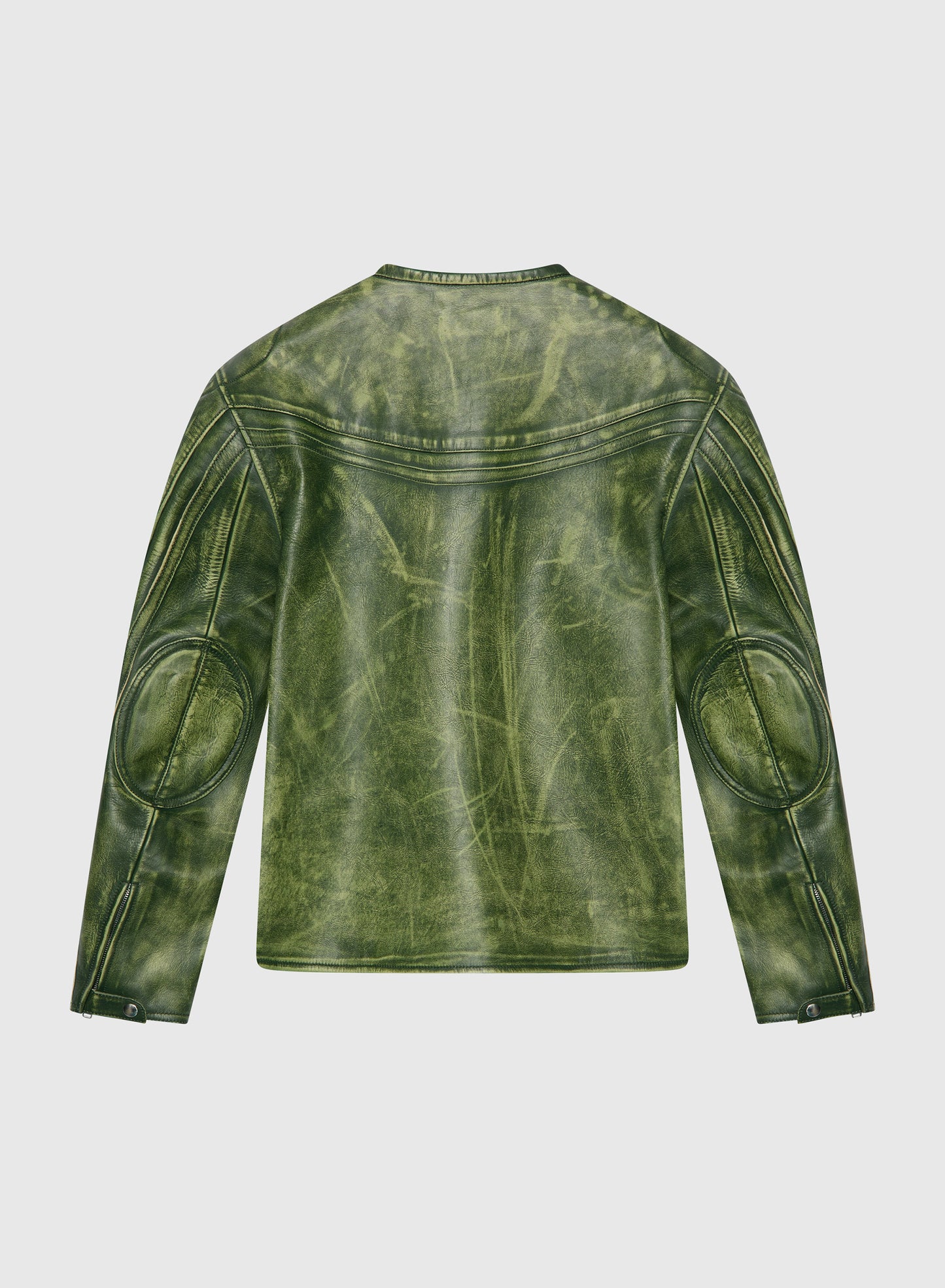 Tokyo Leather Jacket Forest Green