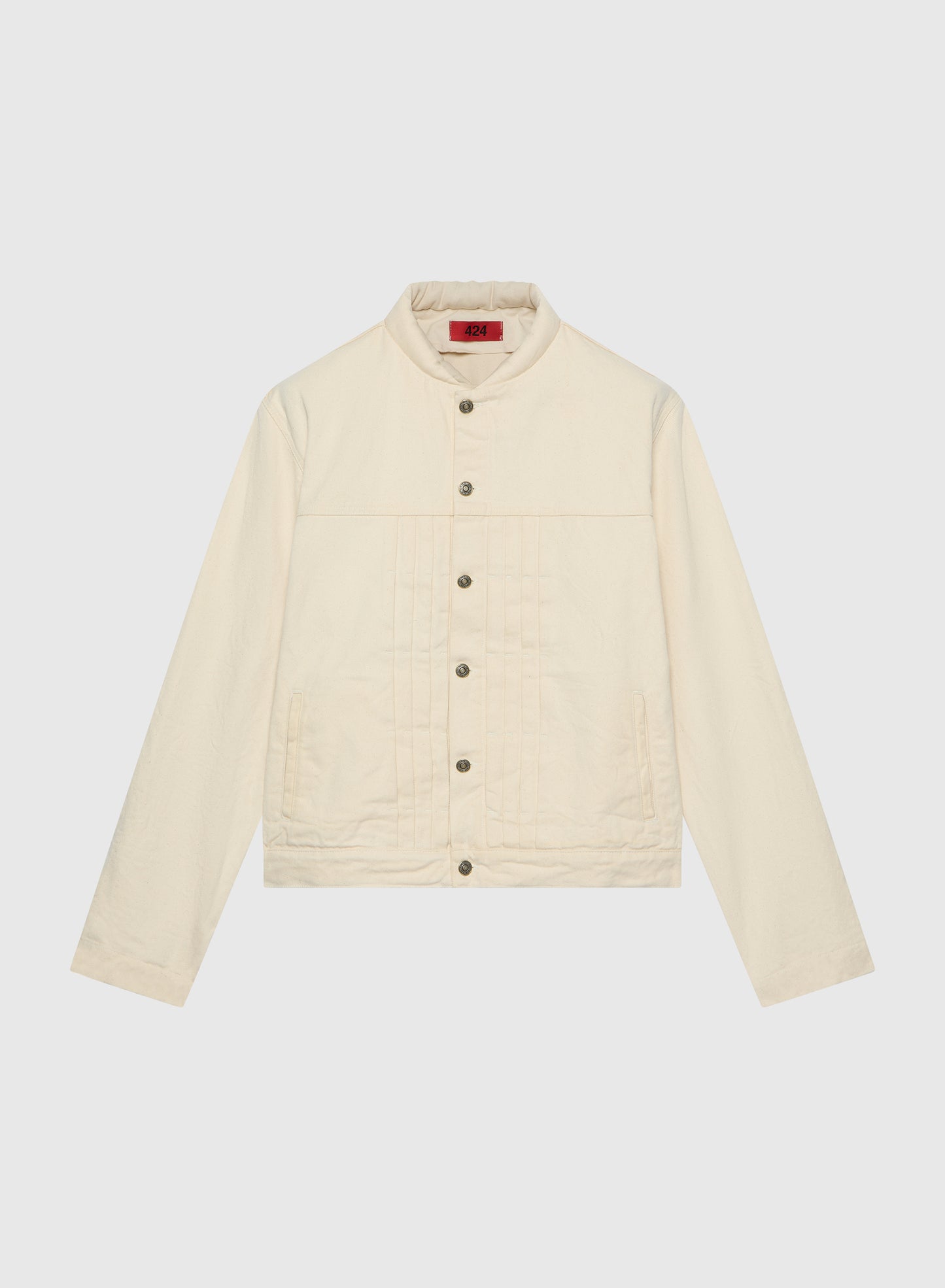 424 Collection Denim Trucker Salt White Rinse