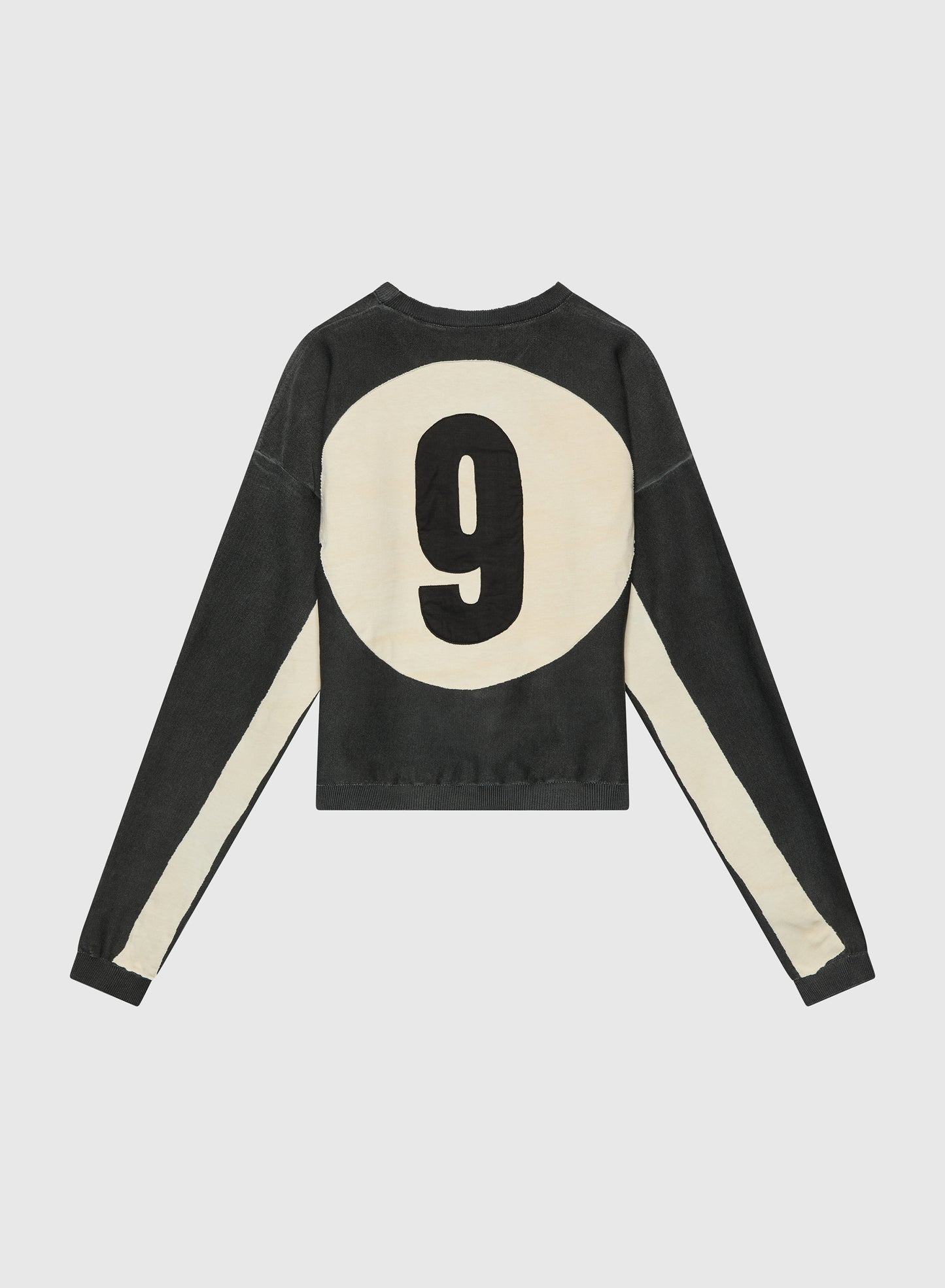 SOCCER KNIT BLACK VINTAGE DYING