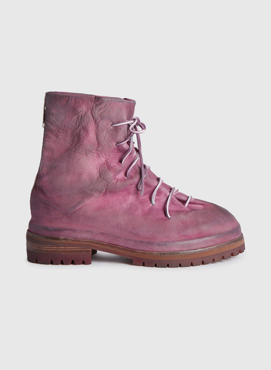 Lace-up Marathon Boot Nabuk Pink