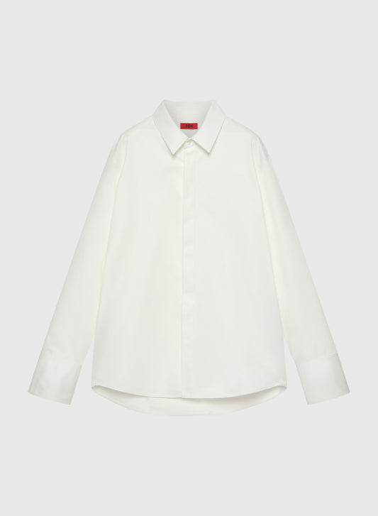 424 Regular Shirt Salt White