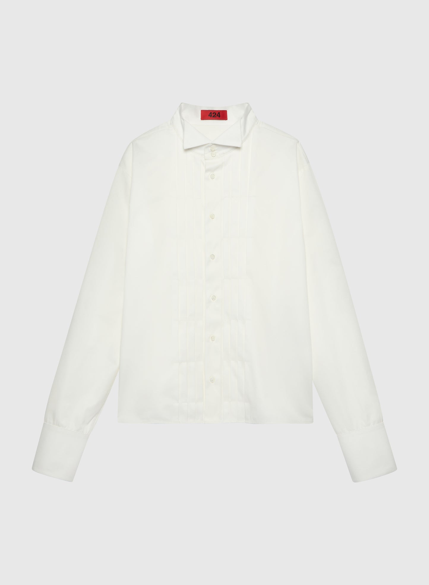 424 Smoking Shirt Salt White