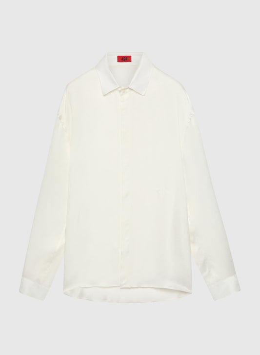 424 Cupro Shirt Offwhite