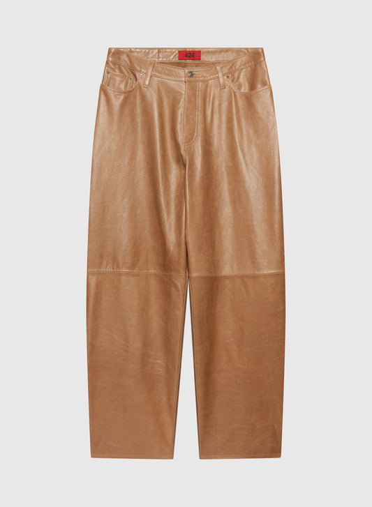 Big Daddy Leather Pant Ocra