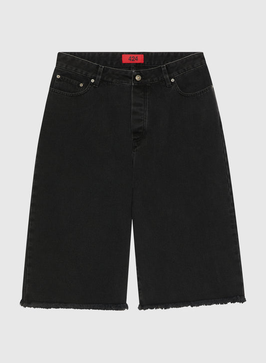 Big Daddy Denim Short Black Brown Sugar Washed