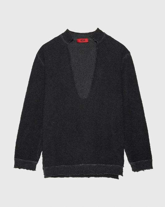 SWEATER - WASHED BLACK