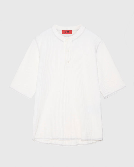 SHORT-SLEEVE THERMAL JERSEY - BRIGHT WHITE