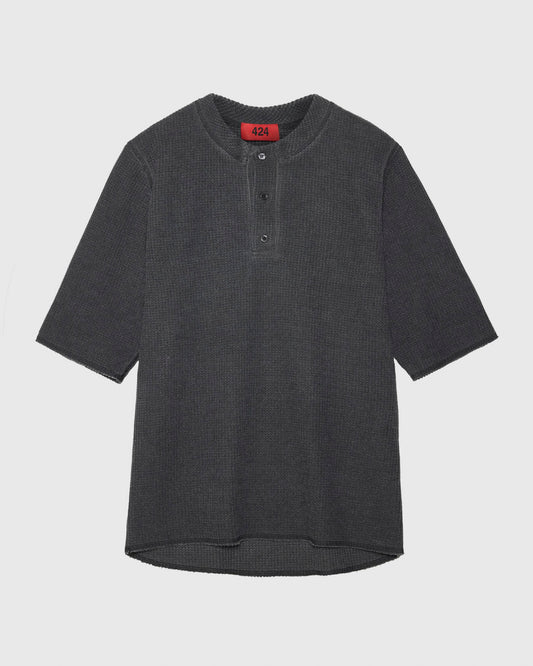 SHORT-SLEEVE THERMAL JERSEY - VINTAGE BLACK