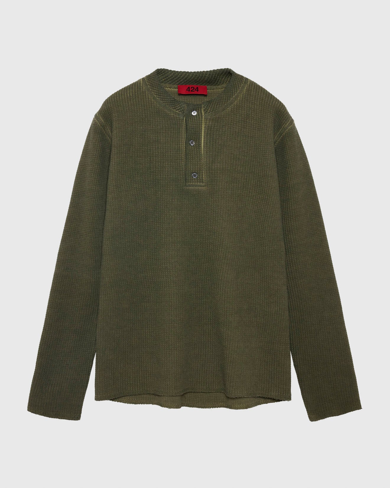 LONG-SLEEVE THERMAL JERSEY - OLIVE GREEN
