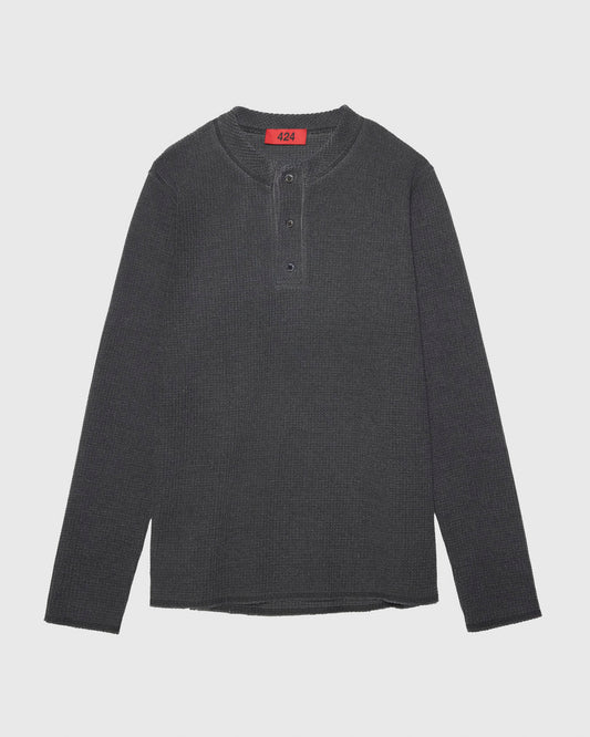 LONG-SLEEVE THERMAL JERSEY - VINTAGE BLACK