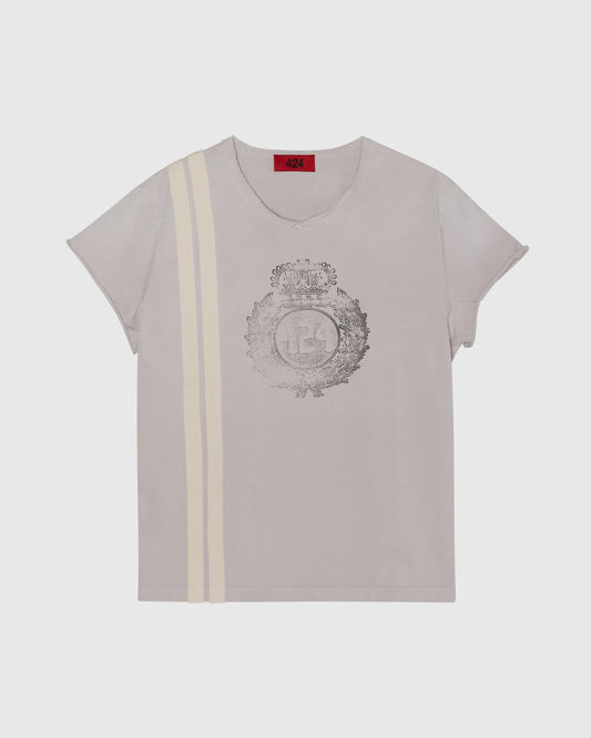 CAPPED THERMAL TEE - COLD GRAY