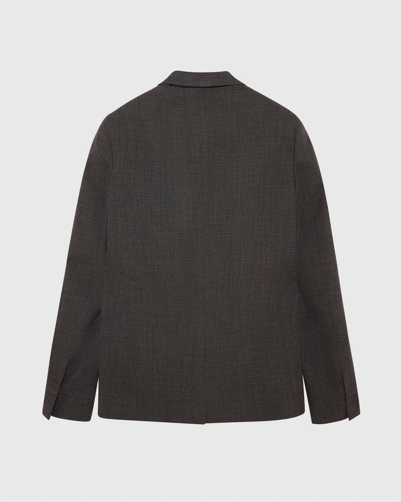 ONE BUTTON BLAZER - BROWN