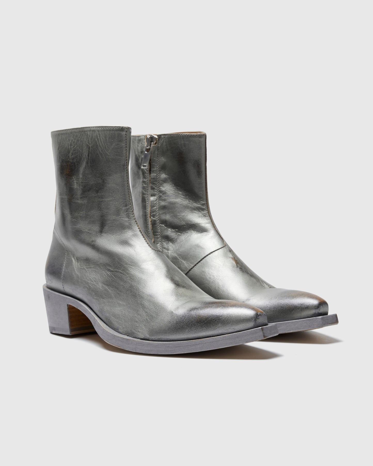 G BOOTS - SILVER