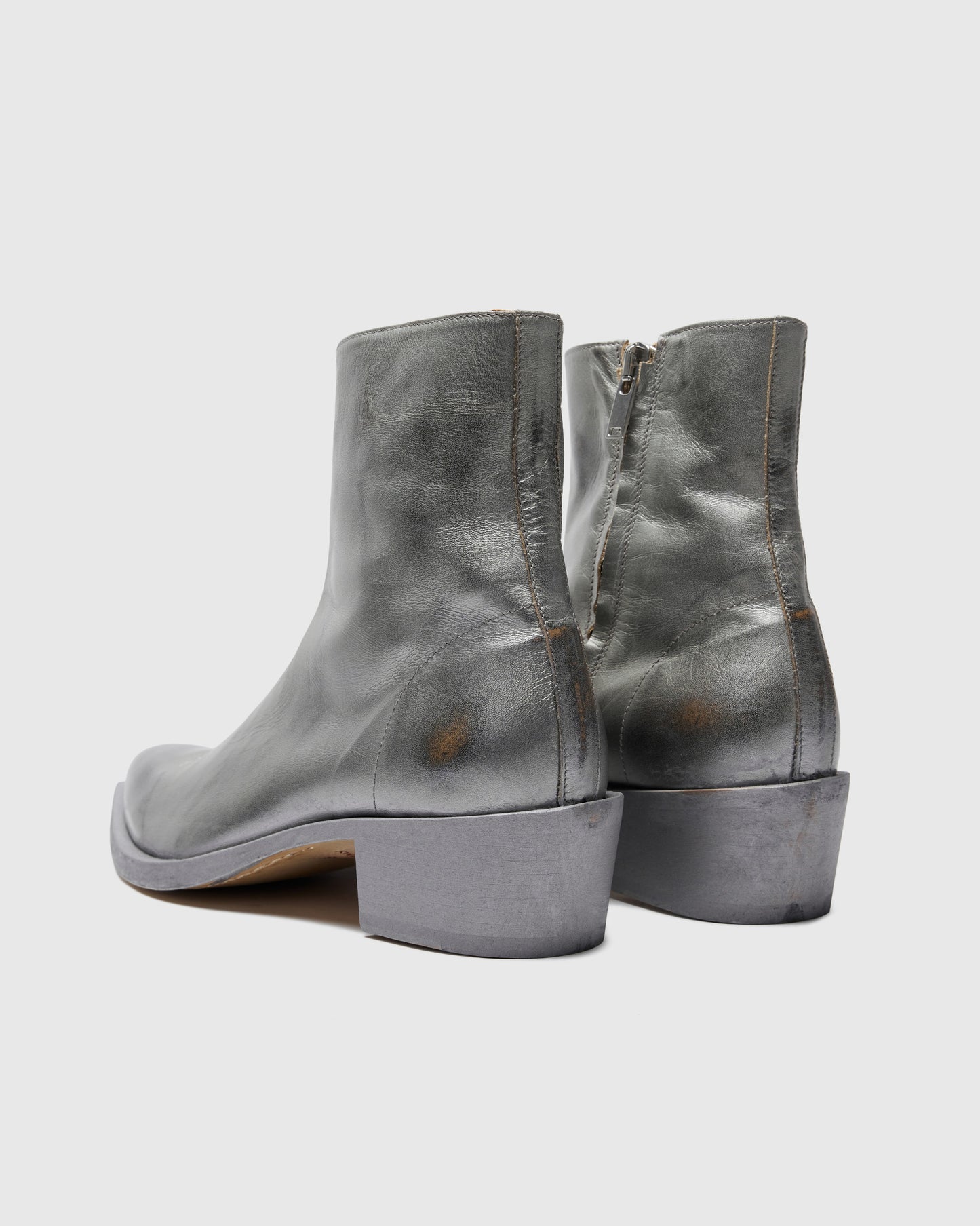 G BOOTS - SILVER