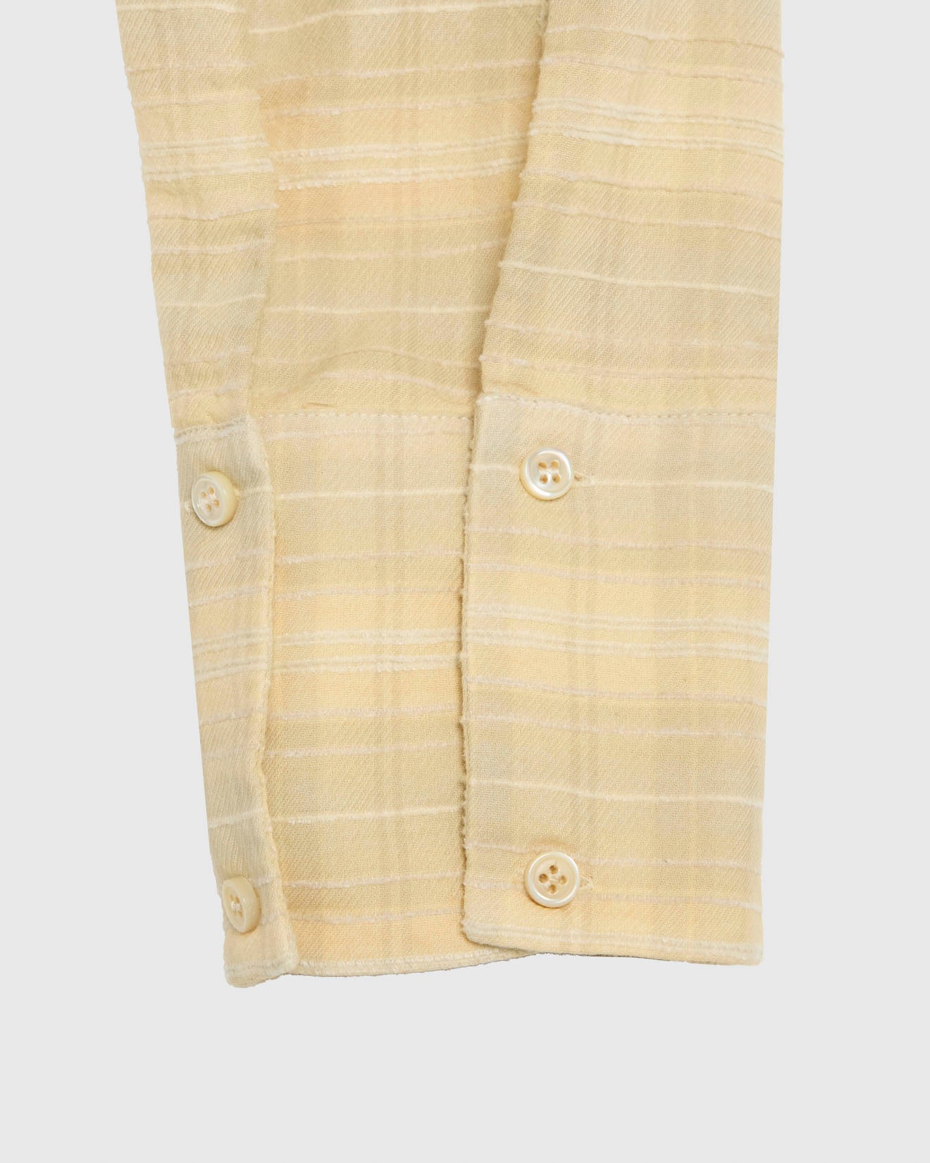 CROPPED SHIRT WITH SHOULDER PAD - TEA WASHING
